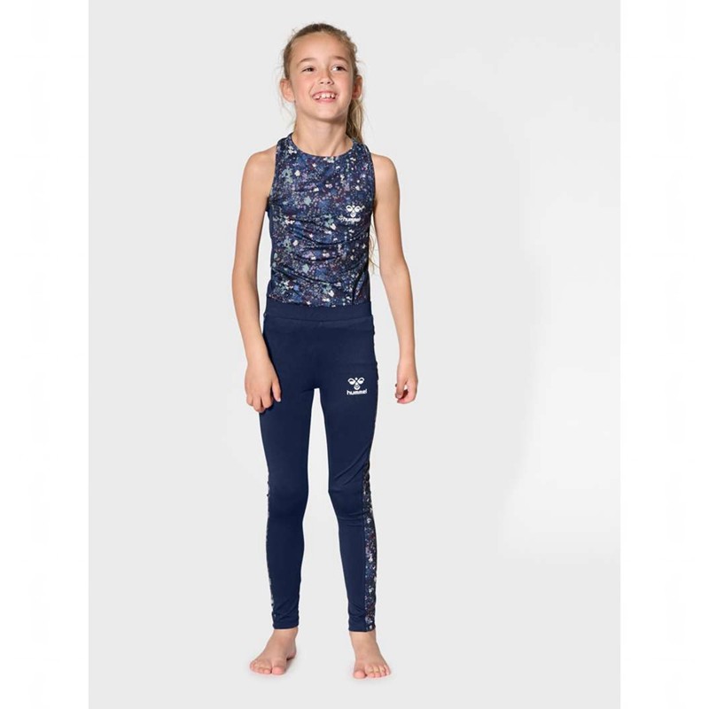 Hummel Sanne Hardloopbroek Kinderen Zwart | 405061-764