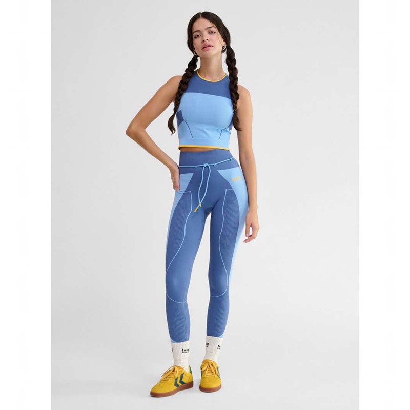 Hummel Seamless Sokken Dames Blauw | 067993-182