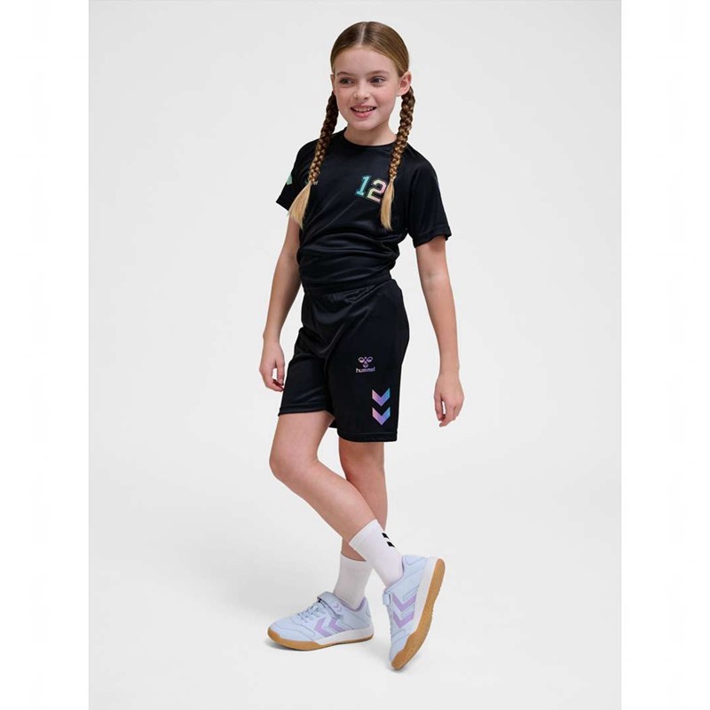 Hummel Shimmer Korte Broek Kinderen Zwart | 473703-989