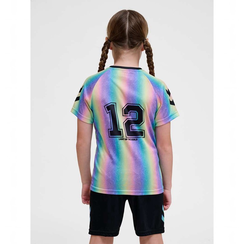 Hummel Shimmer S/S Hardloopbroek Kinderen Roze | 763977-819