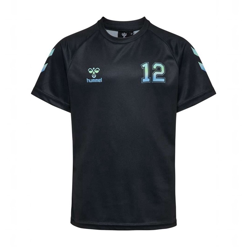 Hummel Shimmer S/S T-shirts Kinderen Zwart | 530213-505
