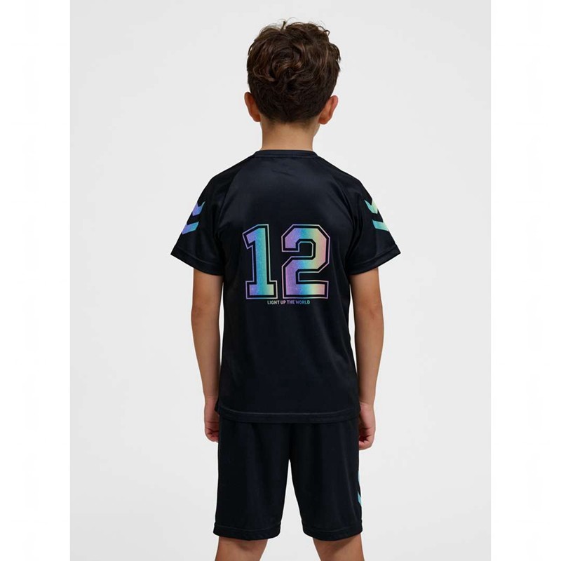Hummel Shimmer S/S T-shirts Kinderen Zwart | 978435-063