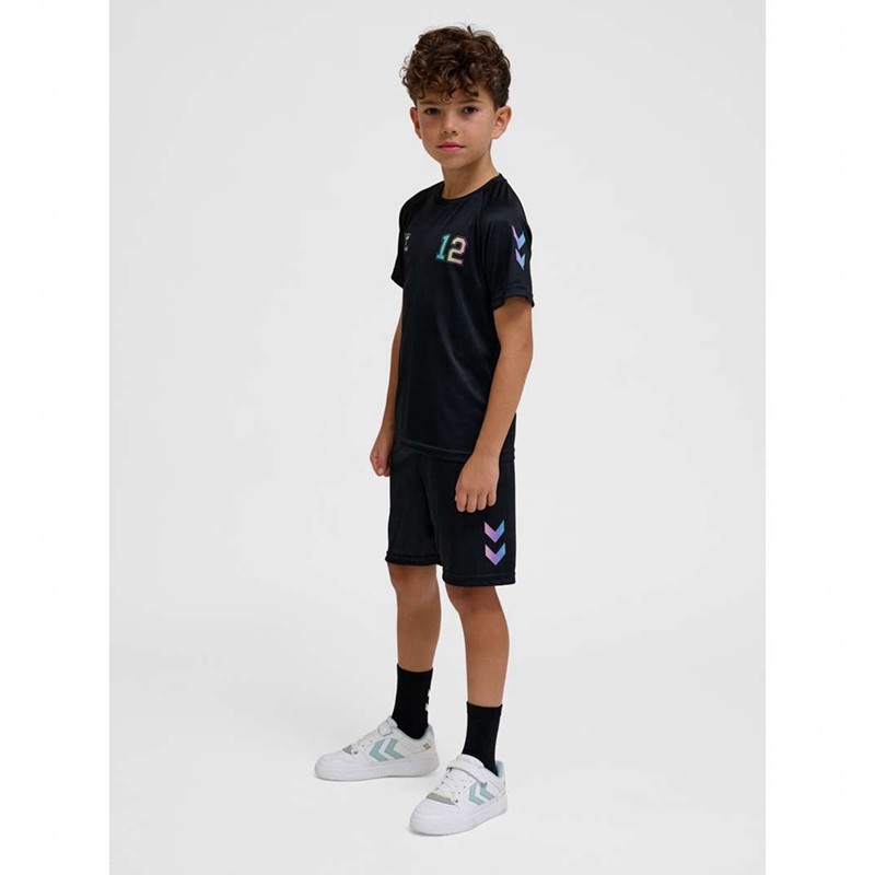 Hummel Shimmer S/S T-shirts Kinderen Zwart | 978435-063