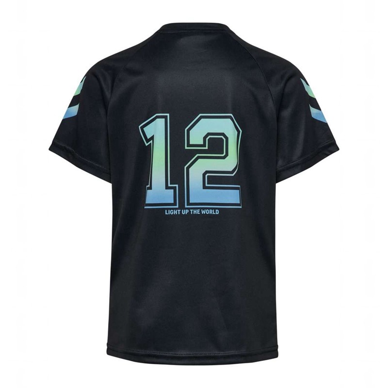Hummel Shimmer T-shirts Kinderen Zwart | 485389-321