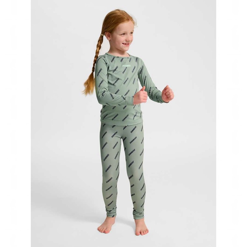 Hummel Silje Top L/S T-shirts Kinderen Groen | 498457-746