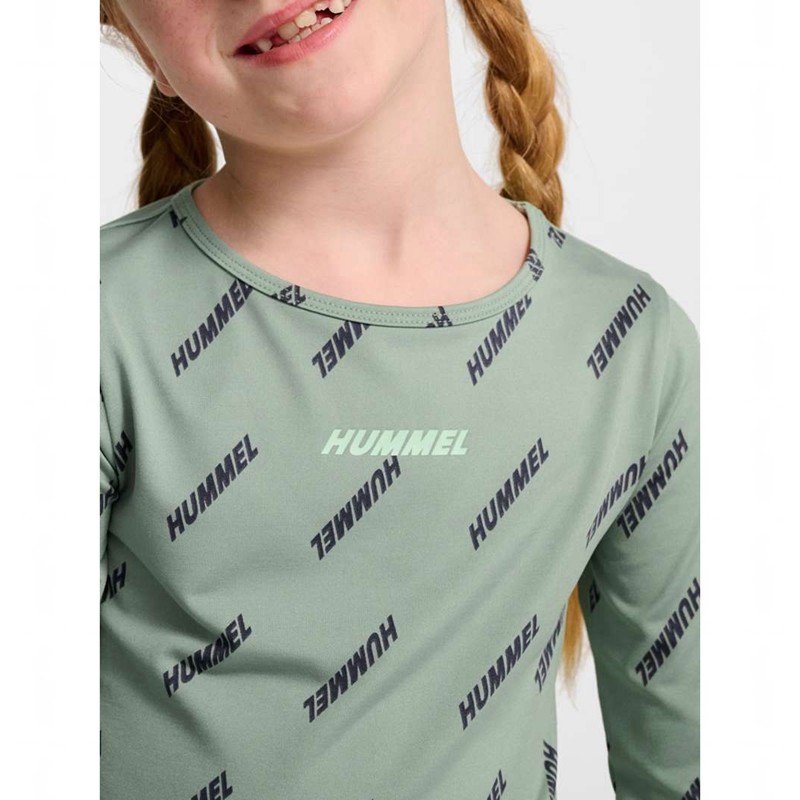 Hummel Silje Top L/S T-shirts Kinderen Groen | 498457-746