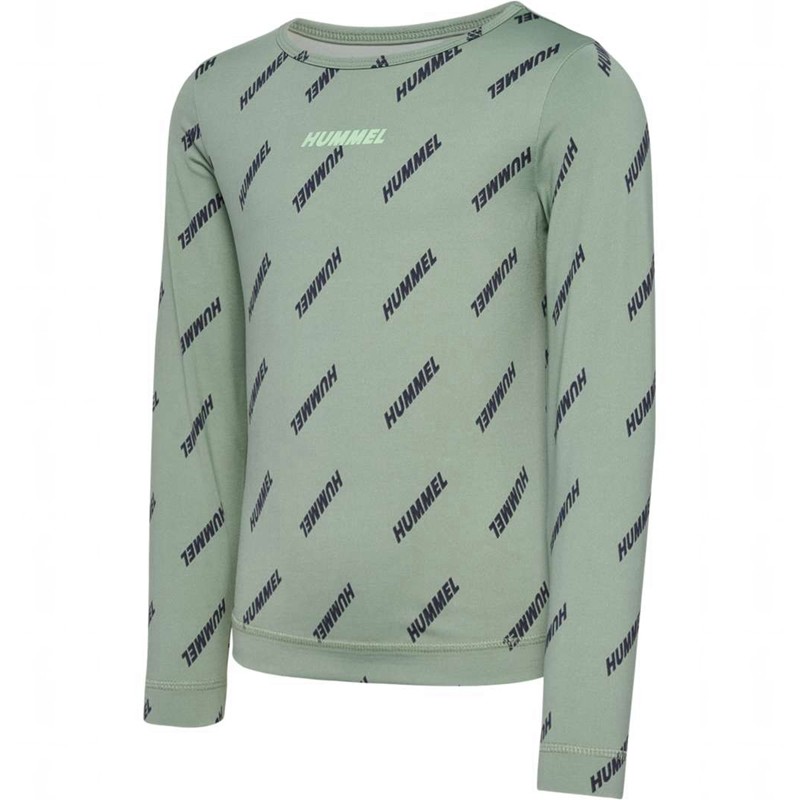 Hummel Silje Top L/S T-shirts Kinderen Groen | 498457-746