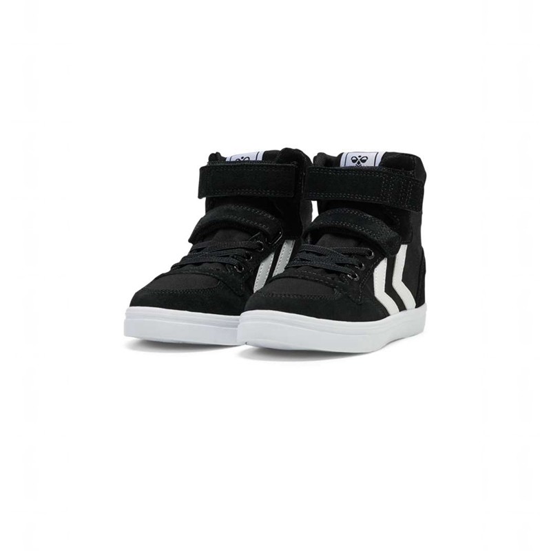 Hummel Slimmer Stadil High Jr Sneakers Kinderen Zwart | 039566-620