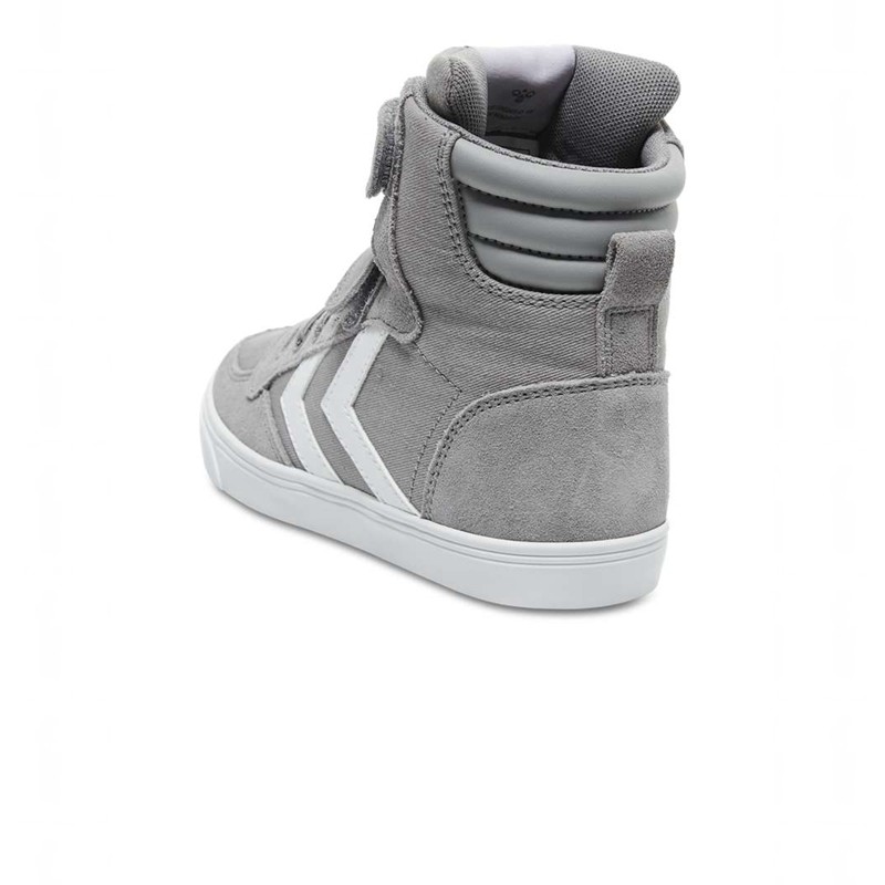 Hummel Slimmer Stadil High Jr Sneakers Kinderen Grijs | 334216-915
