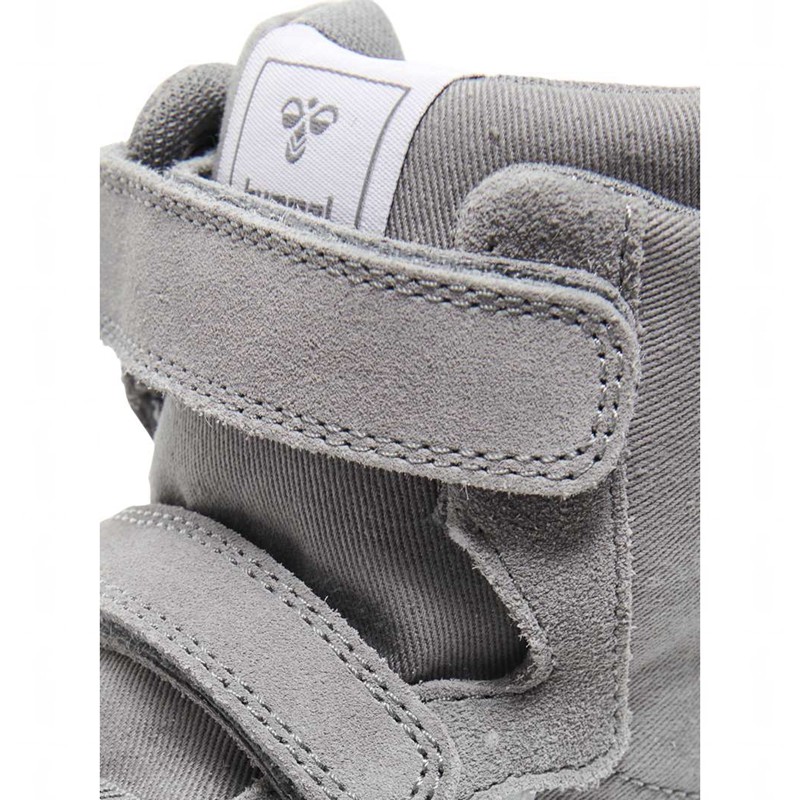 Hummel Slimmer Stadil High Jr Sneakers Kinderen Grijs | 334216-915