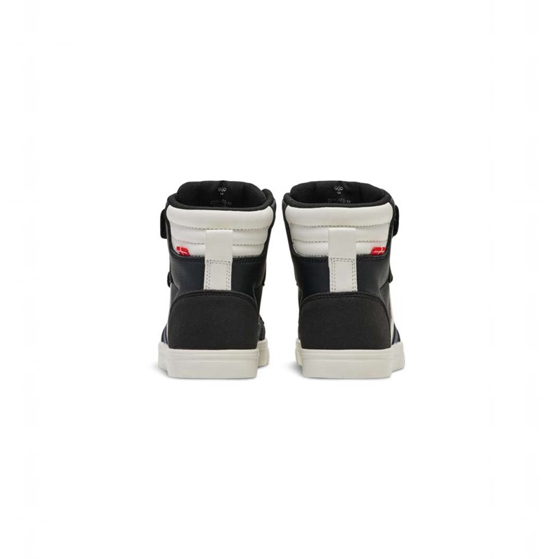 Hummel Slimmer Stadil Leather High Jr Sneakers Kinderen Zwart | 562173-281