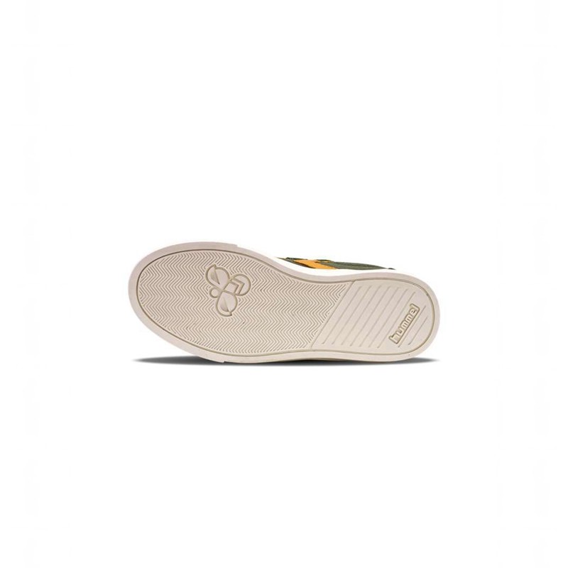 Hummel Slimmer Stadil Low Jr Sneakers Kinderen Groen | 010011-092