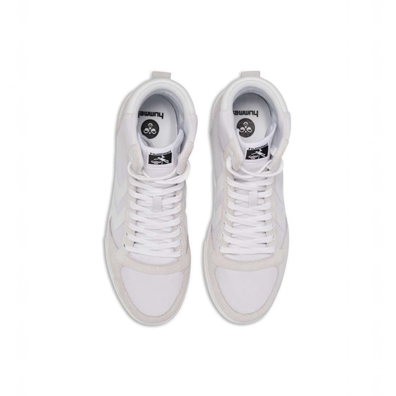 Hummel Slimmer Stadil Tonal High Sneakers Heren Wit | 178953-352