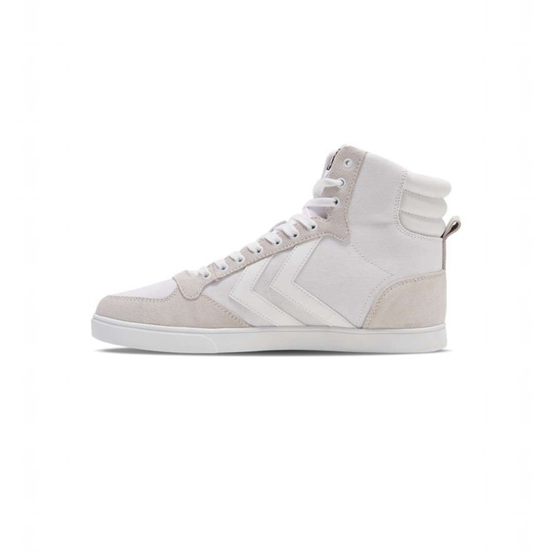 Hummel Slimmer Stadil Tonal High Sneakers Heren Wit | 178953-352