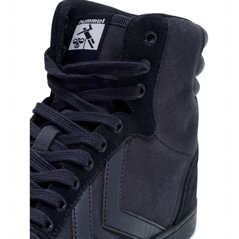 Hummel Slimmer Stadil Tonal High Sneakers Heren Donkerblauw | 991158-995