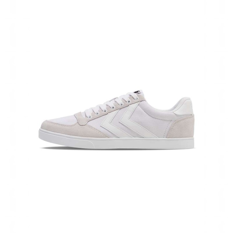 Hummel Slimmer Stadil Tonal Low Sneakers Heren Wit | 056908-312