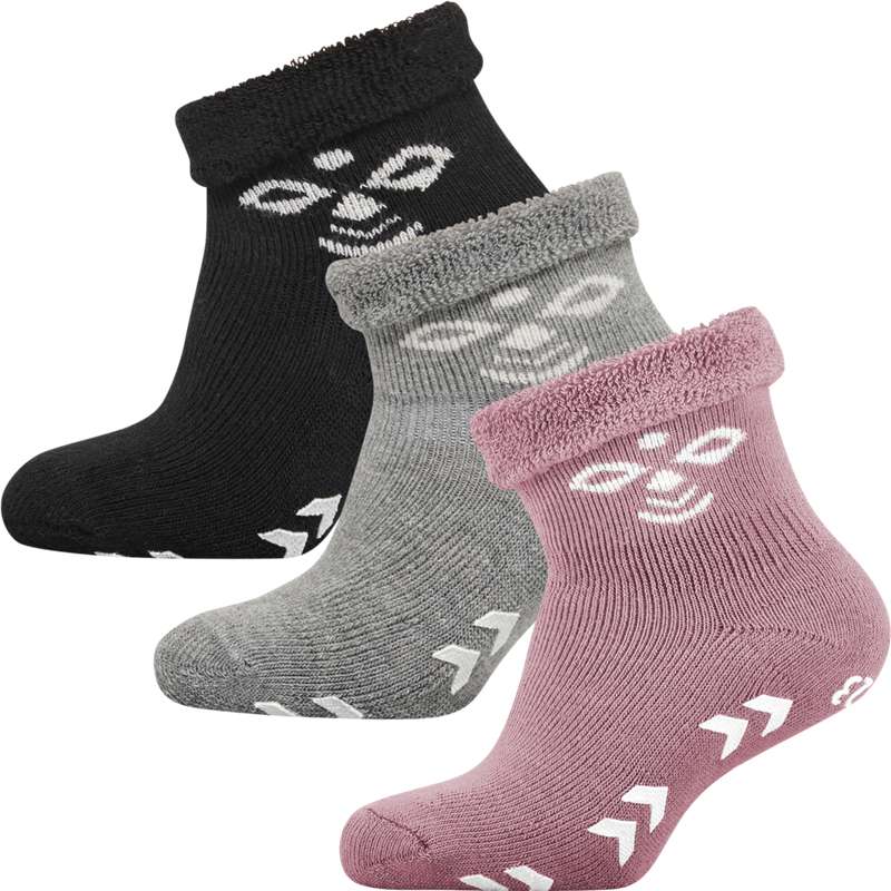Hummel Snubbie 3 Pk Sokken Kinderen Grijs | 399718-187