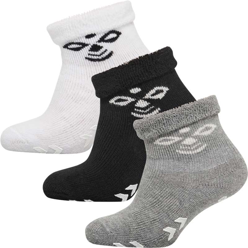 Hummel Snubbie 3 Pk Sokken Kinderen Zwart | 760732-655