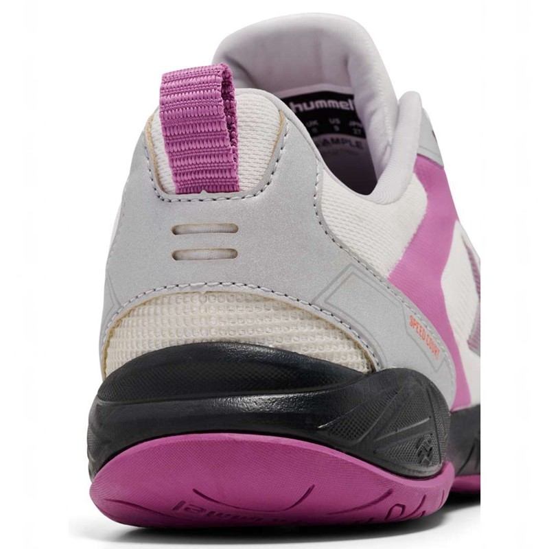 Hummel Speed Court Indoorschoenen Dames Wit | 561419-045