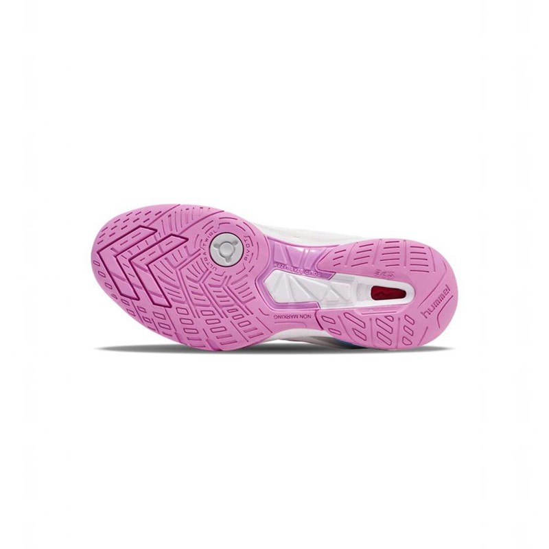 Hummel Speed Court Indoorschoenen Heren Wit | 393456-841
