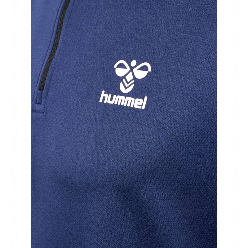 Hummel Sprint Half Zip Sweatshirts Heren Zwart | 720126-319