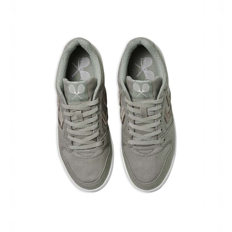Hummel St. Power Play Canvas Sneakers Heren Grijs | 149893-271