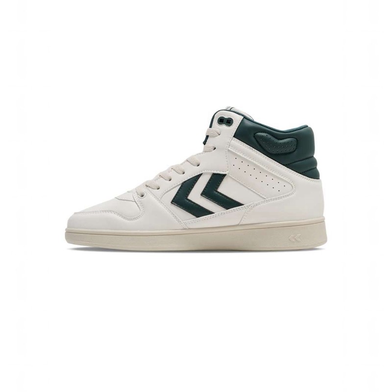 Hummel St Power Play Mid Pl Sneakers Heren Wit | 569769-394
