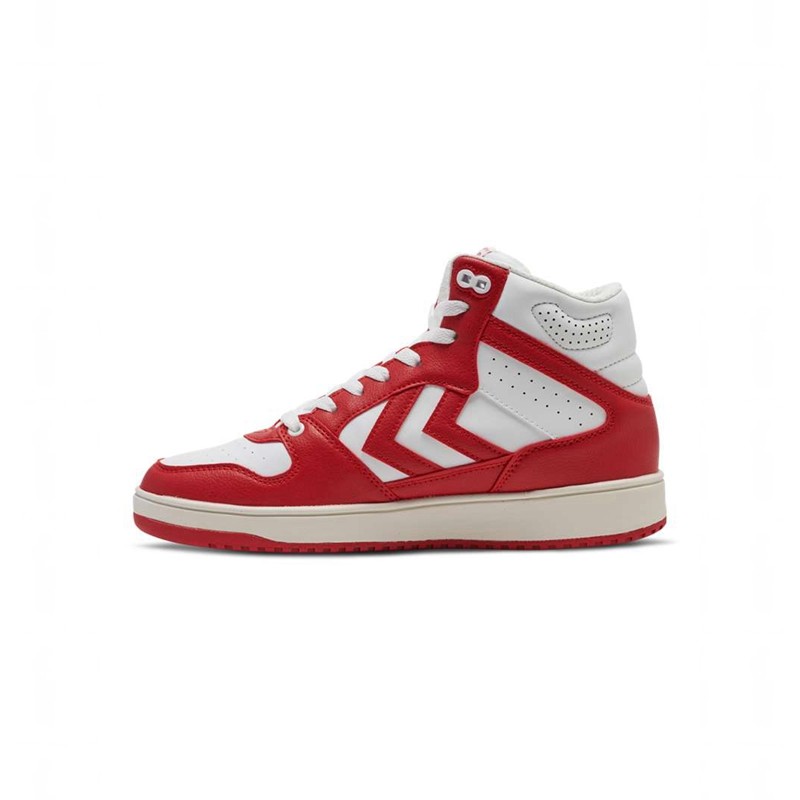 Hummel St. Power Play Mid Rt Sneakers Heren Wit | 054672-372