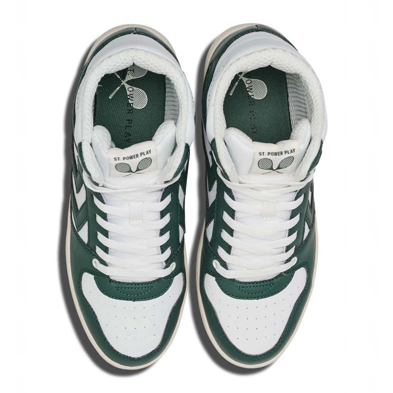 Hummel St. Power Play Mid Rt Sneakers Heren Wit | 296523-040