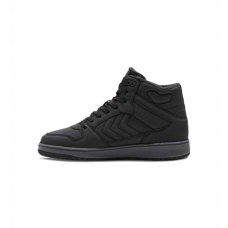 Hummel St. Power Play Mid Tex Sneakers Heren Zwart | 865803-983