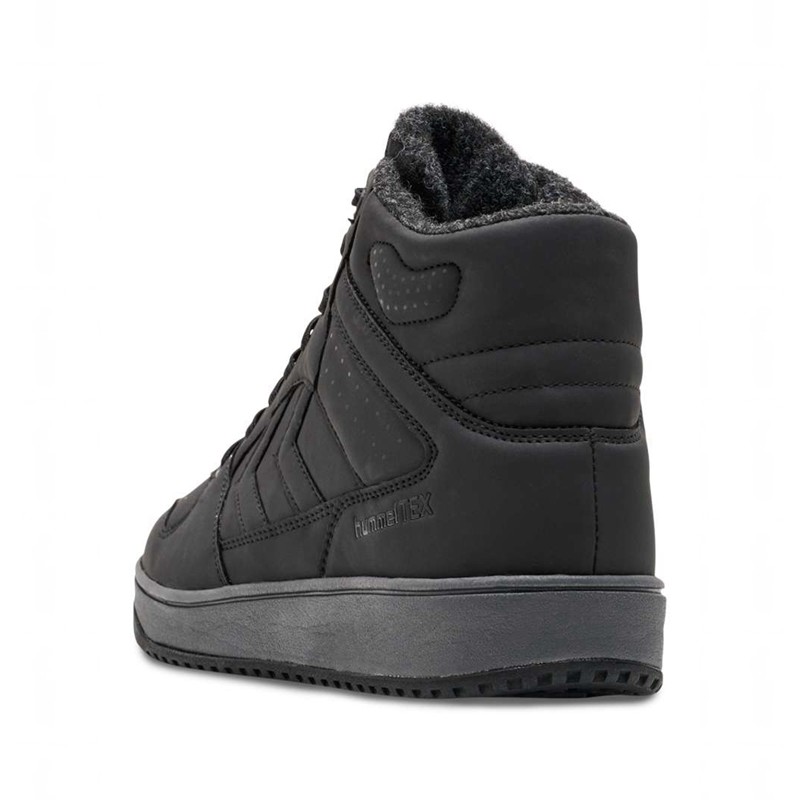 Hummel St. Power Play Mid Tex Sneakers Heren Zwart | 865803-983