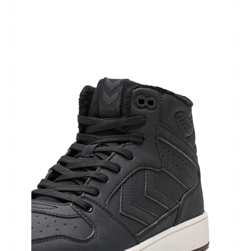 Hummel St. Power Play Mid Winter Sneakers Heren Zwart | 553681-893