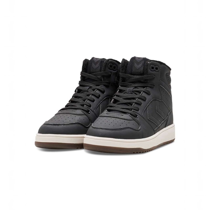 Hummel St. Power Play Mid Winter Sneakers Heren Zwart | 553681-893