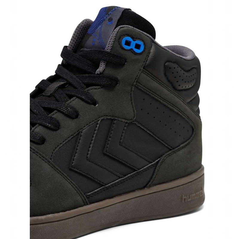 Hummel St Power Play Mid Wt Sneakers Heren Zwart | 342130-131