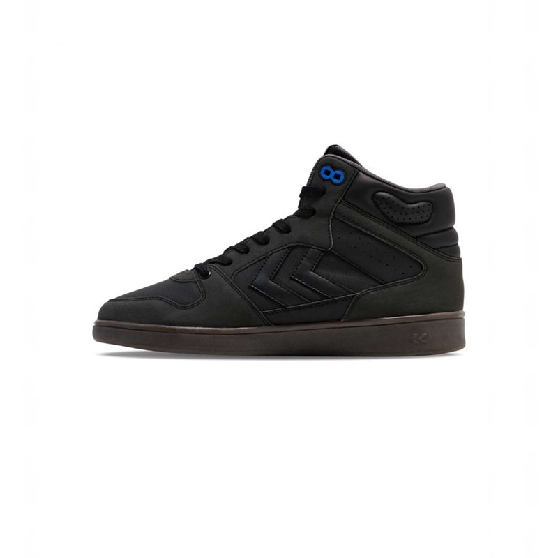 Hummel St Power Play Mid Wt Sneakers Heren Zwart | 342130-131