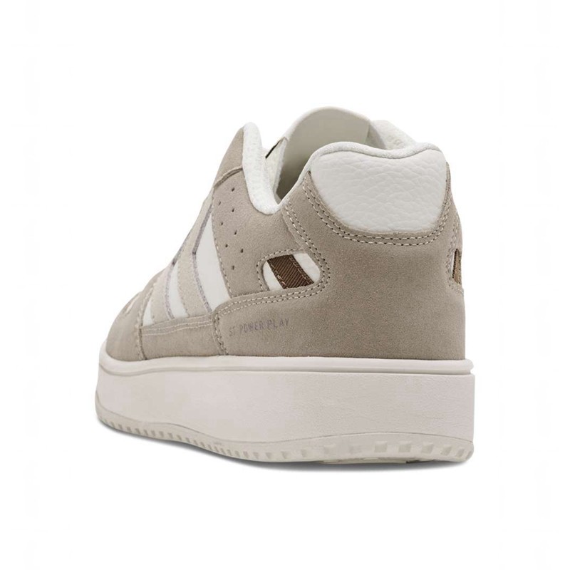 Hummel St. Power Play Suede Mix Sneakers Heren Beige | 081864-338