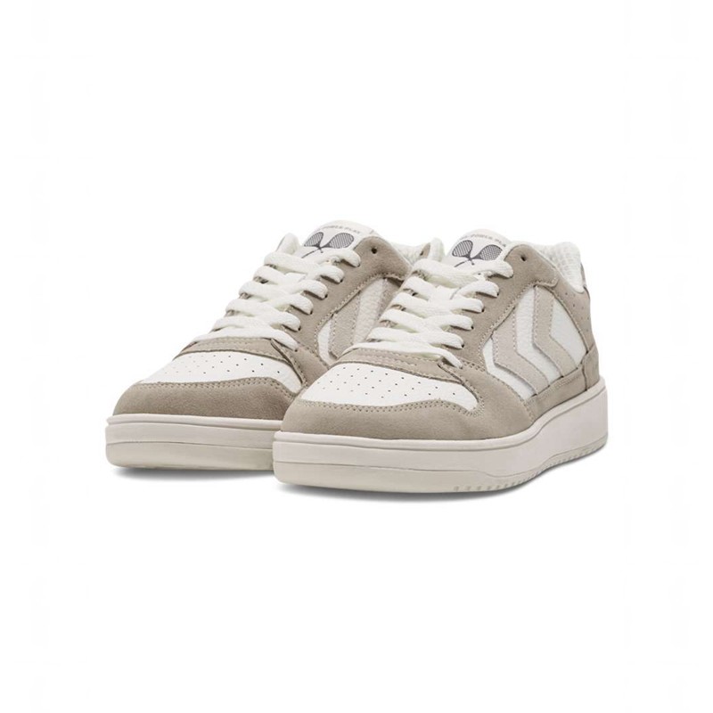 Hummel St. Power Play Suede Mix Sneakers Heren Beige | 081864-338