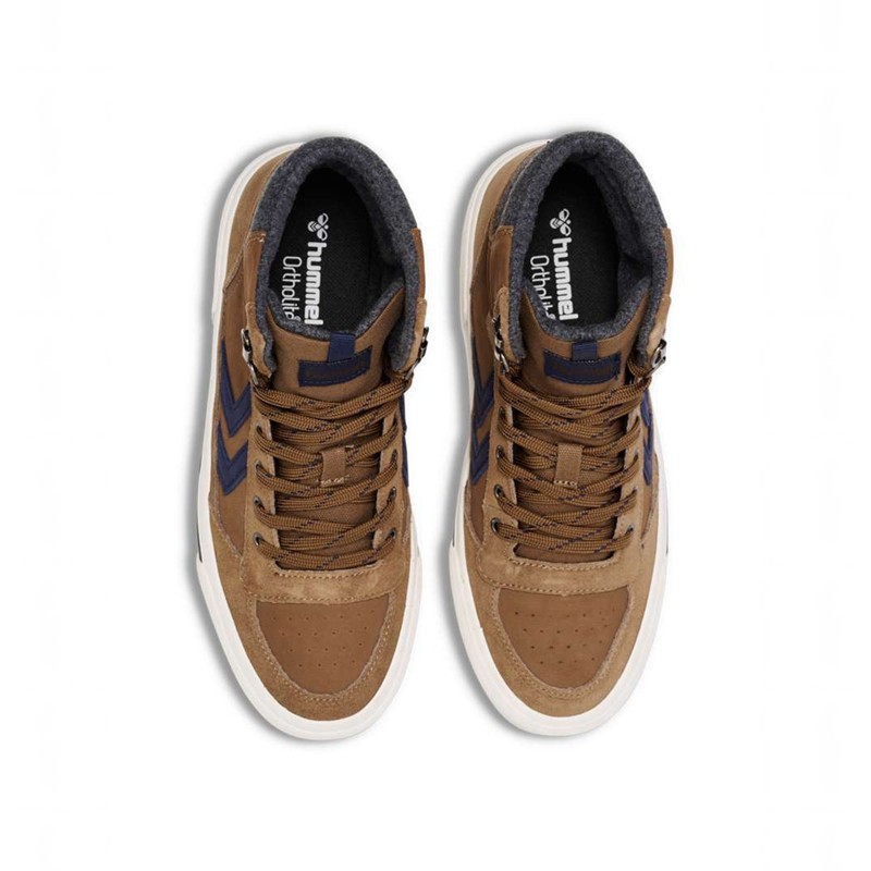 Hummel Stadil High Winter Sneakers Heren Bruin | 421815-193