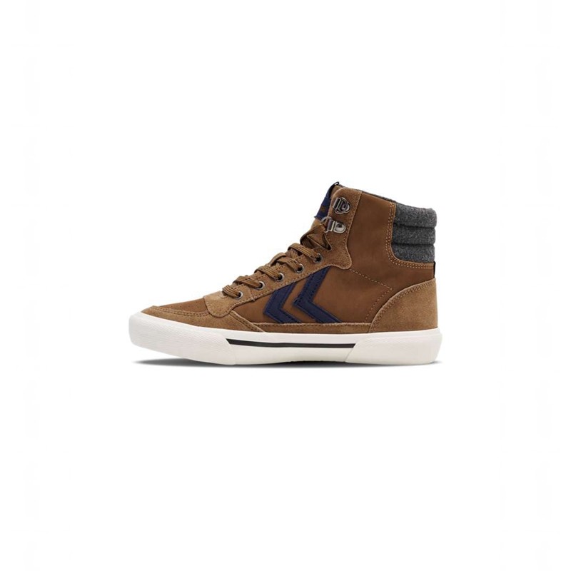 Hummel Stadil High Winter Sneakers Heren Bruin | 421815-193