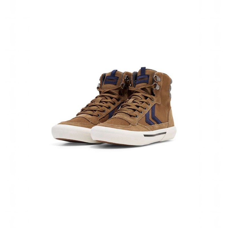Hummel Stadil High Winter Sneakers Heren Bruin | 421815-193