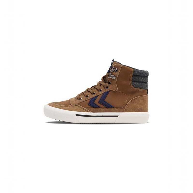 Hummel Stadil High Winter Sneakers Heren Bruin | 421815-193