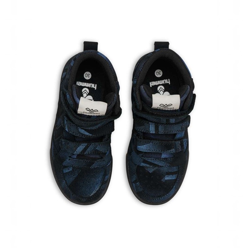 Hummel Stadil Print Jr Sneakers Kinderen Zwart | 542068-460