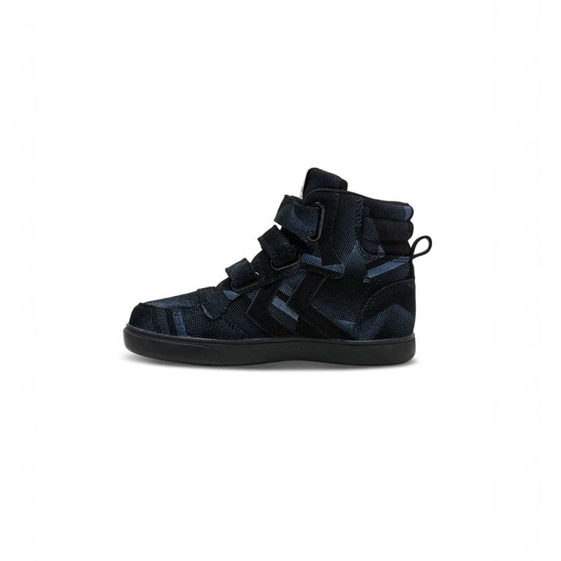 Hummel Stadil Print Jr Sneakers Kinderen Zwart | 542068-460