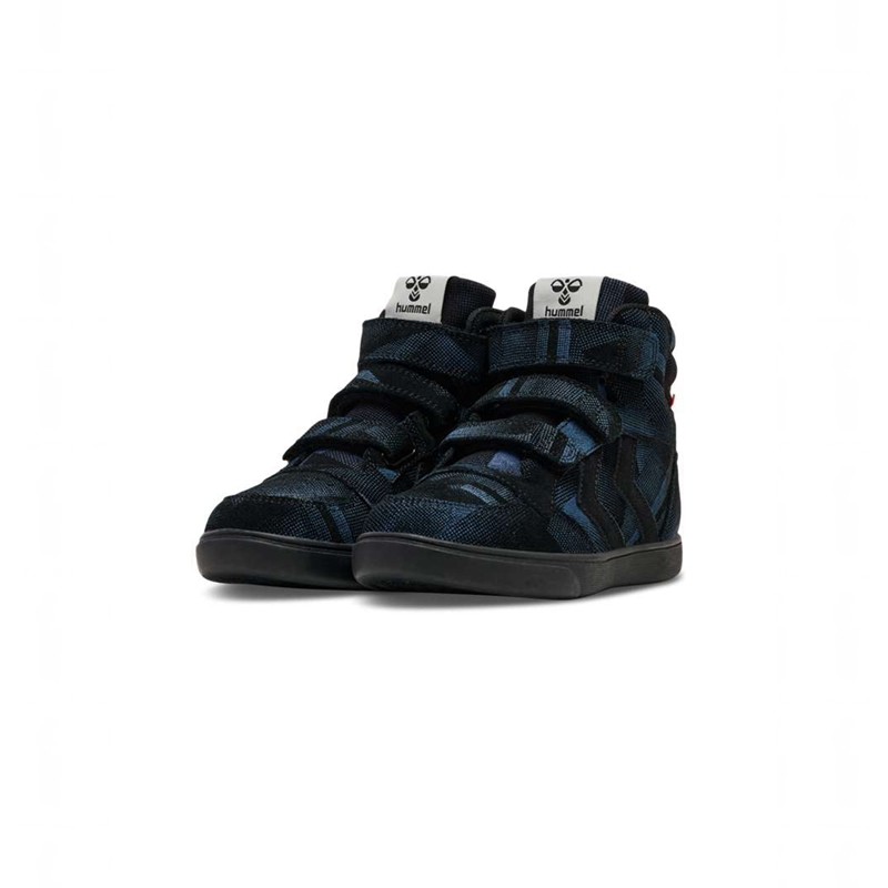 Hummel Stadil Print Jr Sneakers Kinderen Zwart | 542068-460