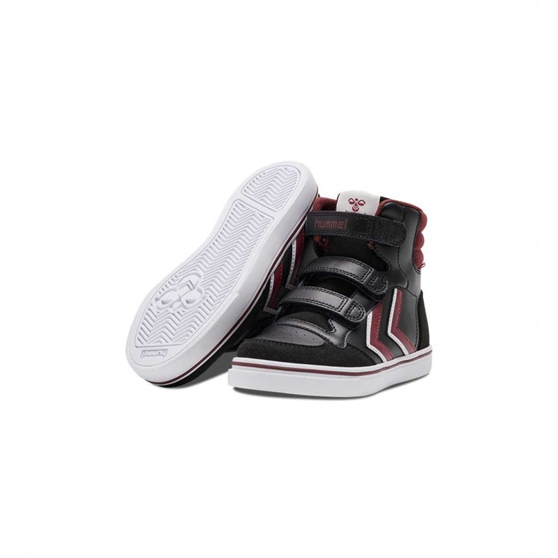 Hummel Stadil Pro Jr Sneakers Kinderen Zwart | 230326-391