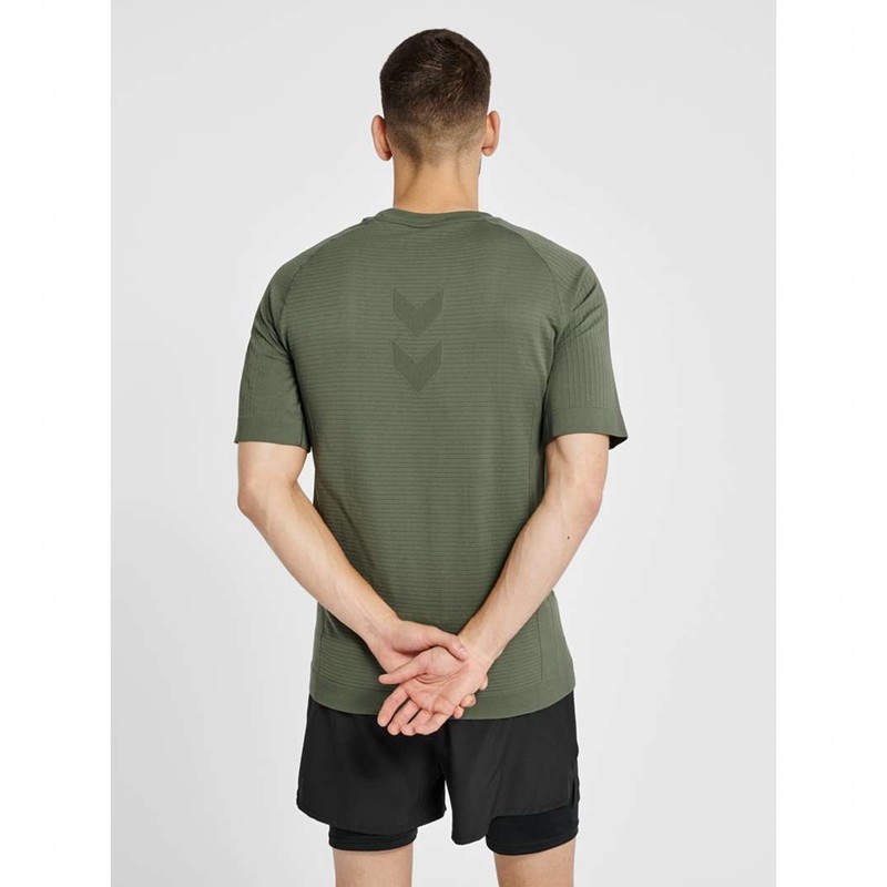 Hummel Stroke Seamless Basislaag Heren Groen | 839215-826