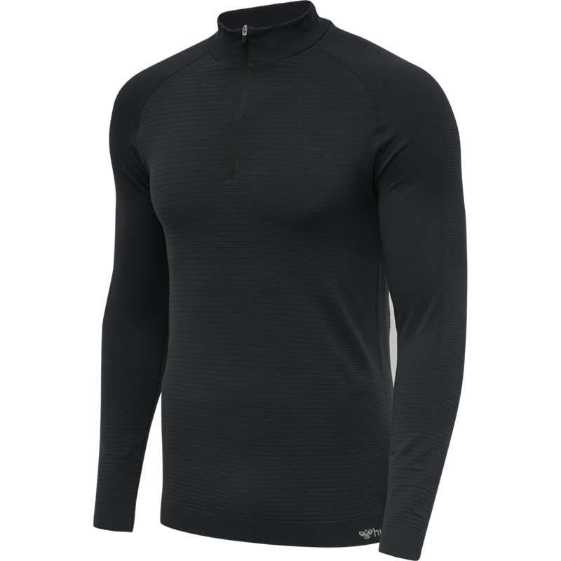 Hummel Stroke Seamless Half Zip Basislaag Heren Zwart | 245893-093