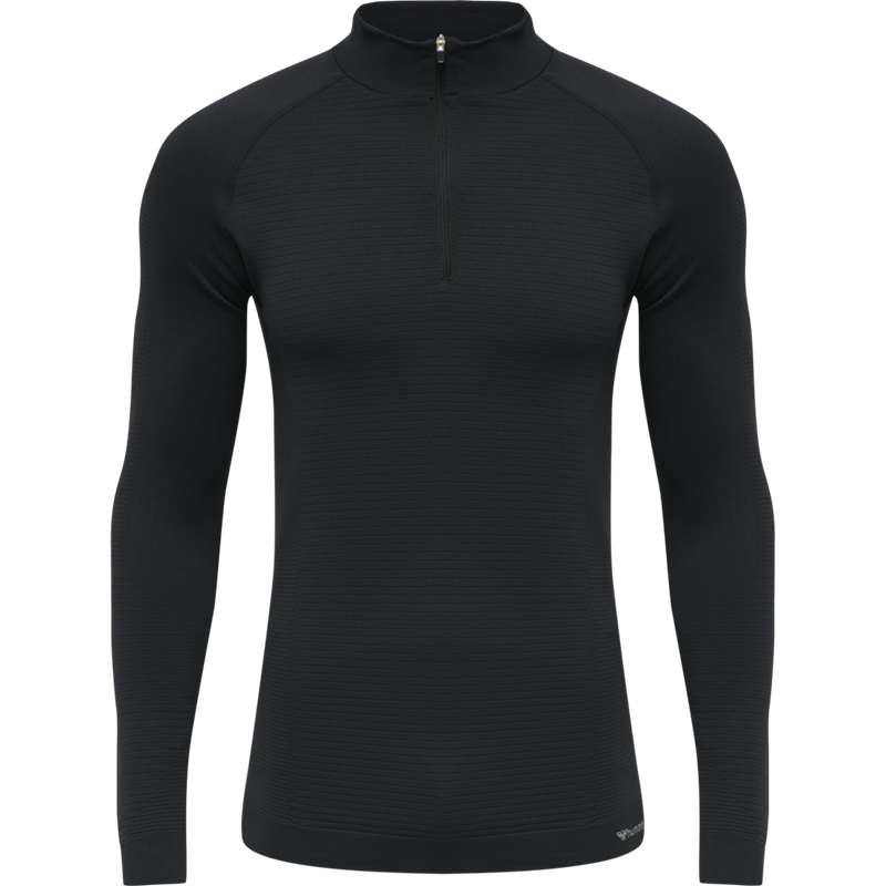 Hummel Stroke Seamless Half Zip Basislaag Heren Zwart | 245893-093