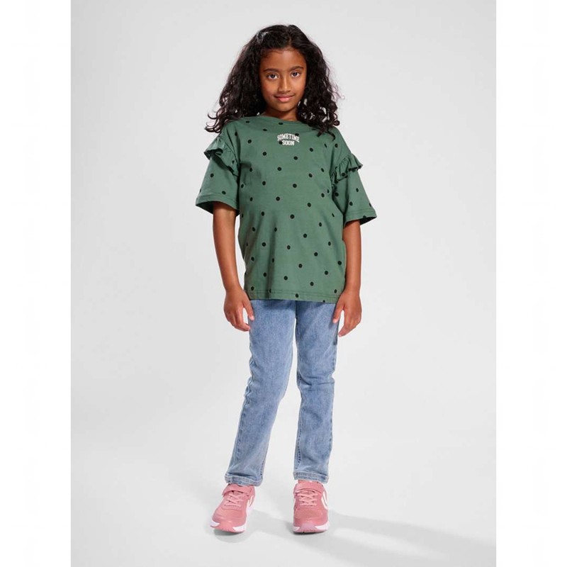 Hummel Stsaria T-shirts Kinderen Groen | 460717-704