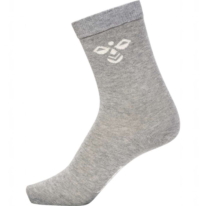 Hummel Sutton 3-pack Sokken Kinderen Grijs | 233533-308